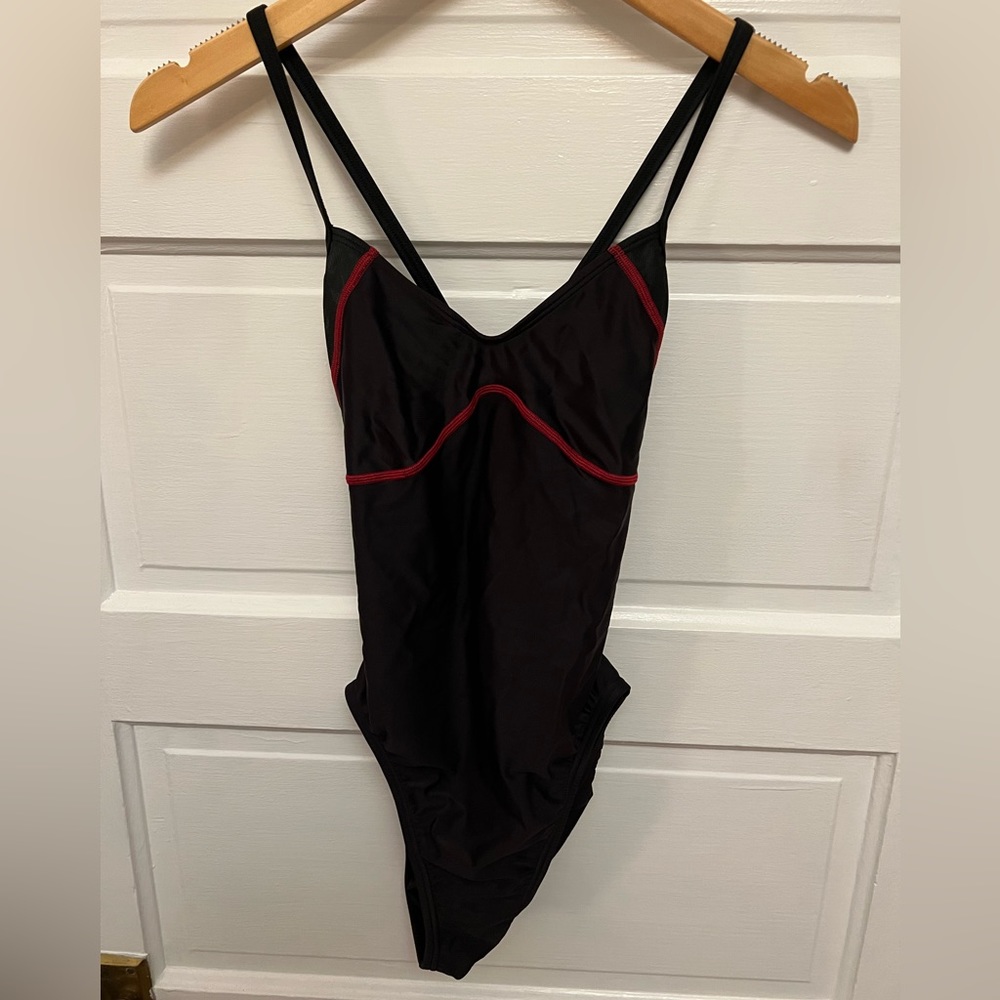 V neck Speedo suit